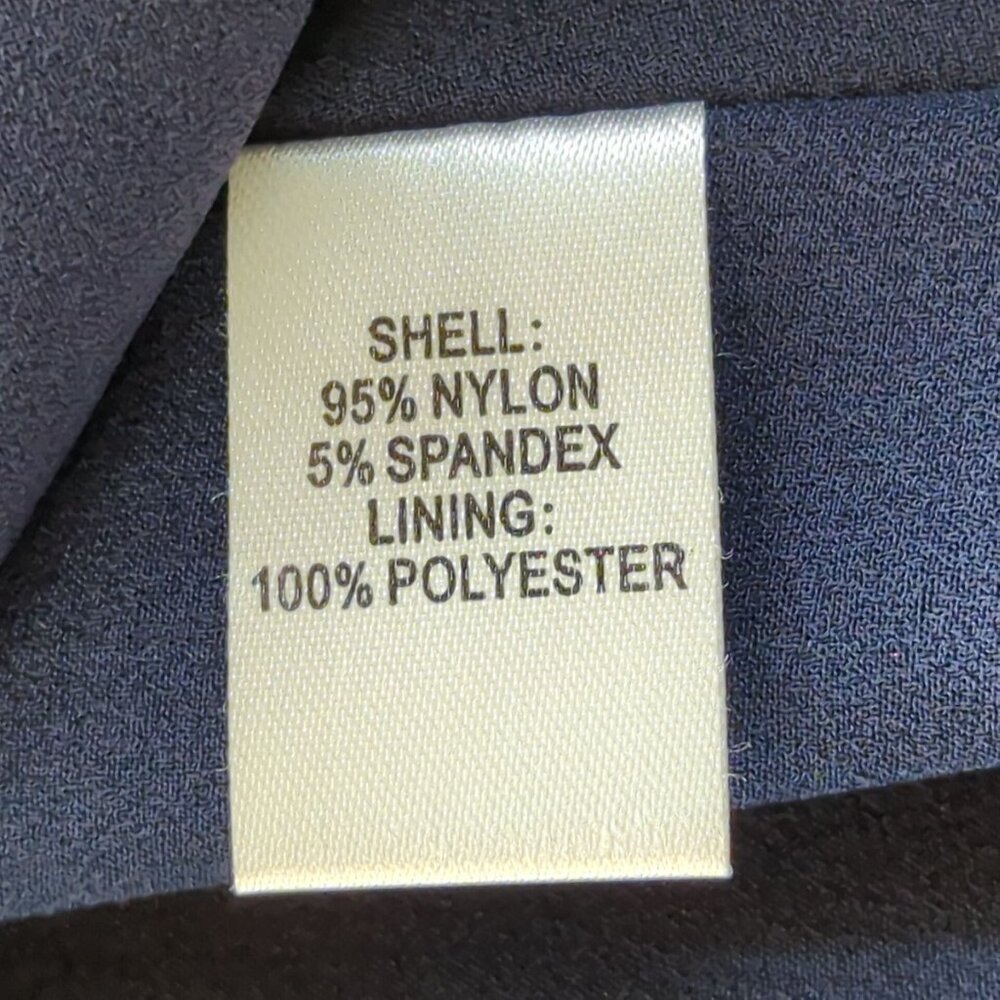 Boston Proper Blue Blazer Size 14 One button Comfortable Career Slat Pockets - Picture 9 of 16